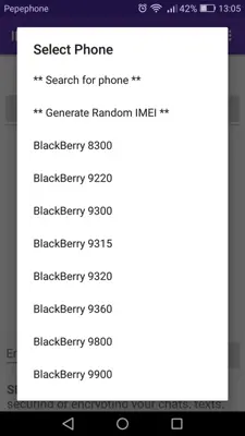 IMEI Generator Adv android App screenshot 1